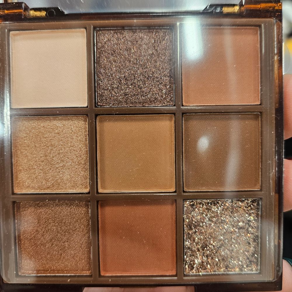 Farmasi Desert Sands Brown Eyeshadow Palette Matte, Shimmer, Glitter, Brand New